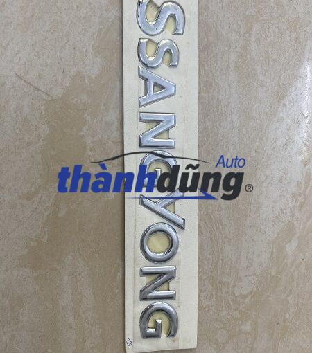 LOGO CHỮ NỔI SSSANGYONG MUSSO