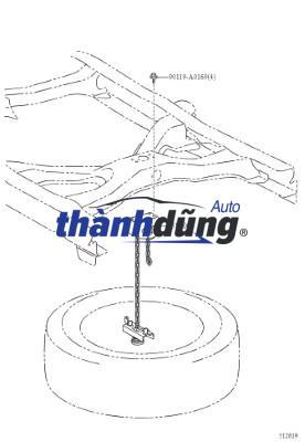 CÁP TREO LỐP DỰ PHÒNG HYUNDAI STAREX 2013 - Ảnh 3