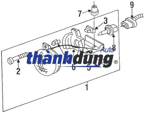 ĐÈN GẦM PHẢI KIA K200 2020 | 922024E510 - Ảnh 4