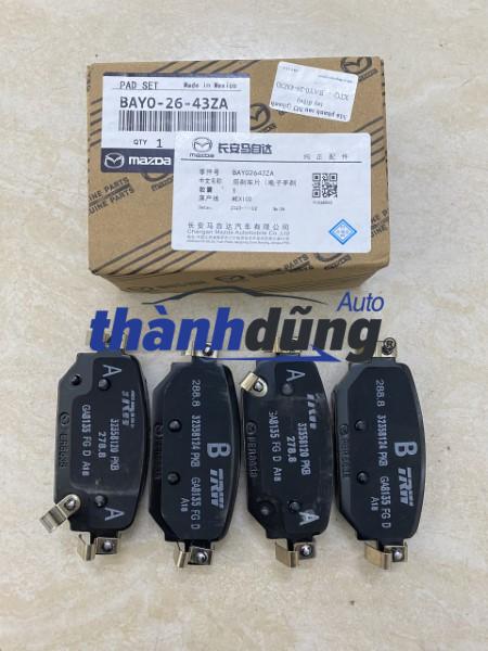 MÁ PHANH SAU ĐIỆN TỬ MAZDA 3