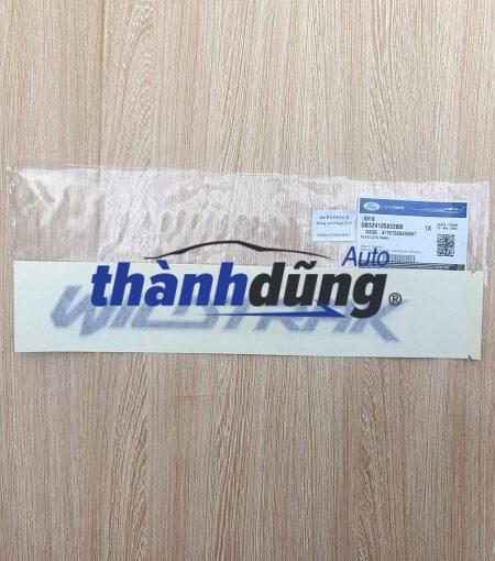 TEM WILDTRAK VIỀN TRẮNG THÙNG SAU FORD RANGER