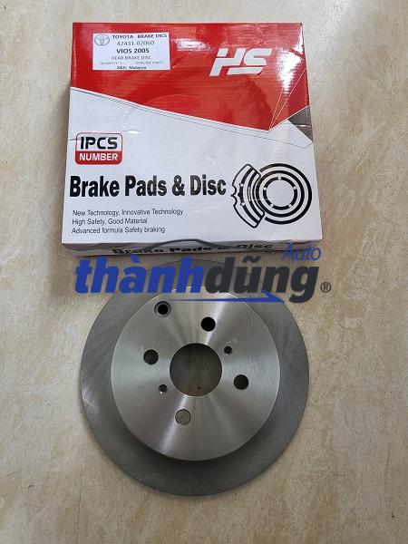 ĐĨA PHANH TRƯỚC TOYOTA VIOS 2007