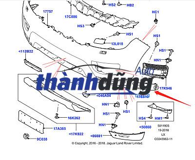 ỐP ĐÈN CẢN TRƯỚC HONDA CIVIC 2016-2019 | 71108TEAT10 - Ảnh 5