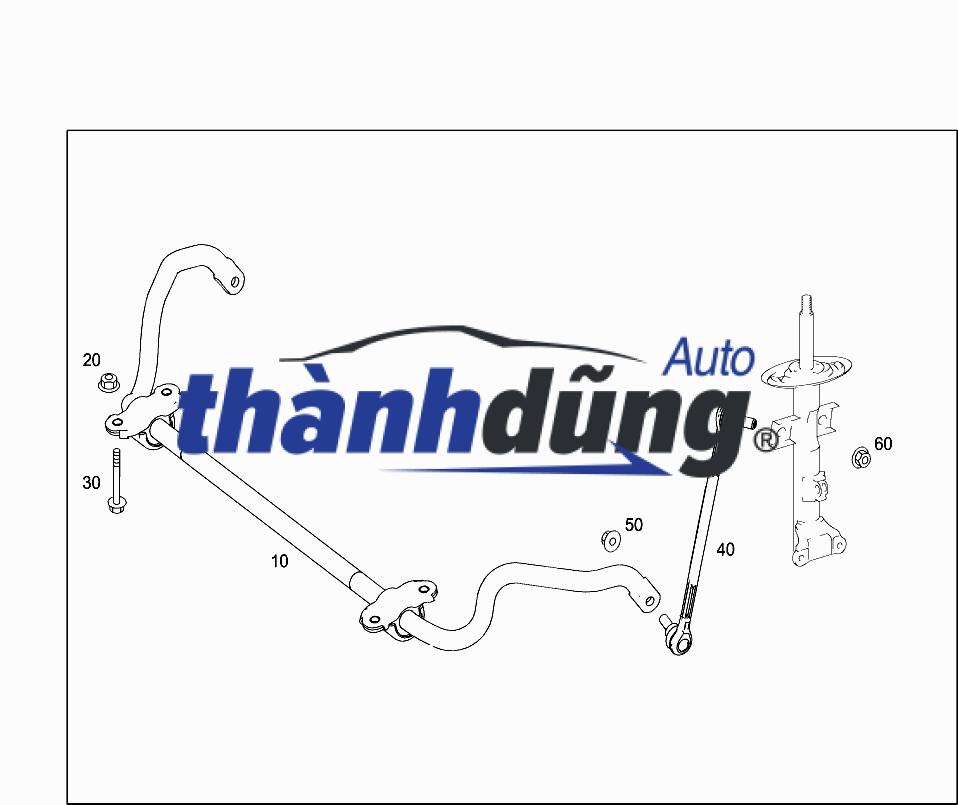 CAO SU CÂN BẰNG TRƯỚC PHẢI VOLKSWAGEN JETTA | 1K0411335A - Ảnh 3