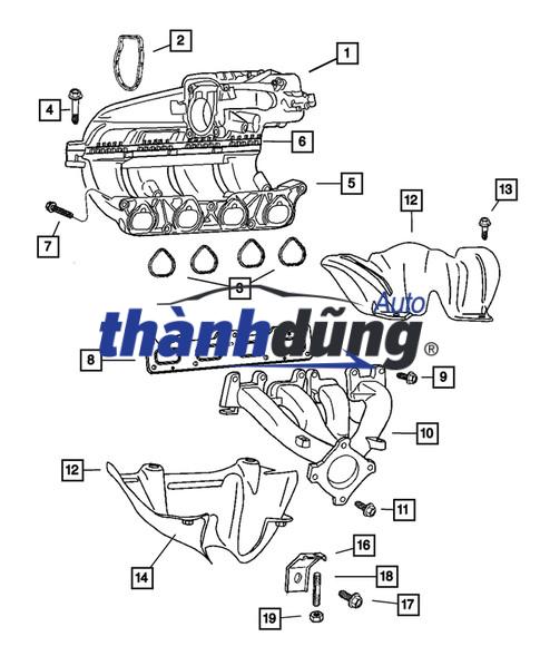 ỐNG CAO SU VÀO HỘP LỌC GIÓ FORD EVEREST - Ảnh 4