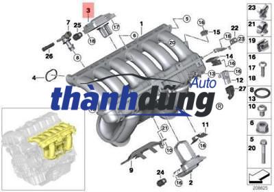 ỐNG CAO SU VÀO HỘP LỌC GIÓ FORD EVEREST - Ảnh 3