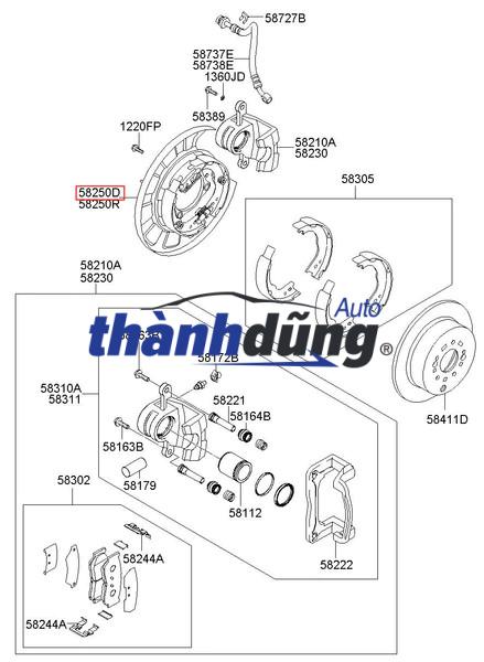 CÔNG TẮC PHANH TAY XE HYUNDAI TUCSON 2018 | 93300D3AB04X - Ảnh 4