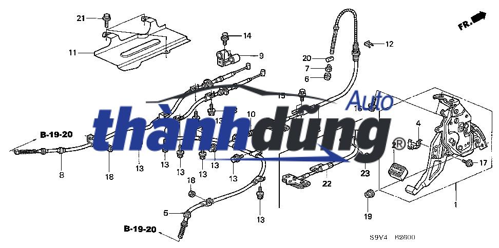 CÔNG TẮC PHANH TAY XE HYUNDAI TUCSON 2018 | 93300D3AB04X - Ảnh 5