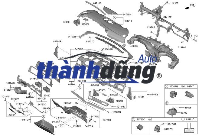 CỬA CHIA GIÓ CABIN HYUNDAI HD700 | 976205H001 - Ảnh 3