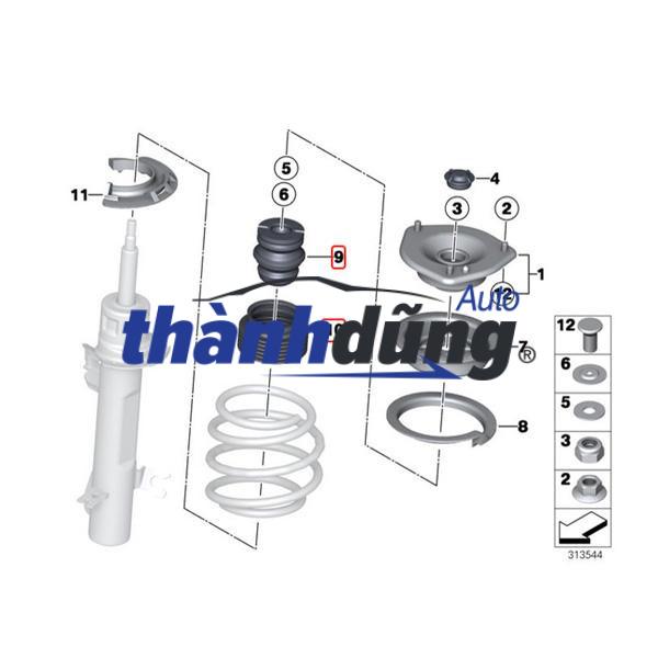 GIẢM XÓC TRƯỚC HONDA CITY 2014-2020 | 51621T5GH01 - Ảnh 4