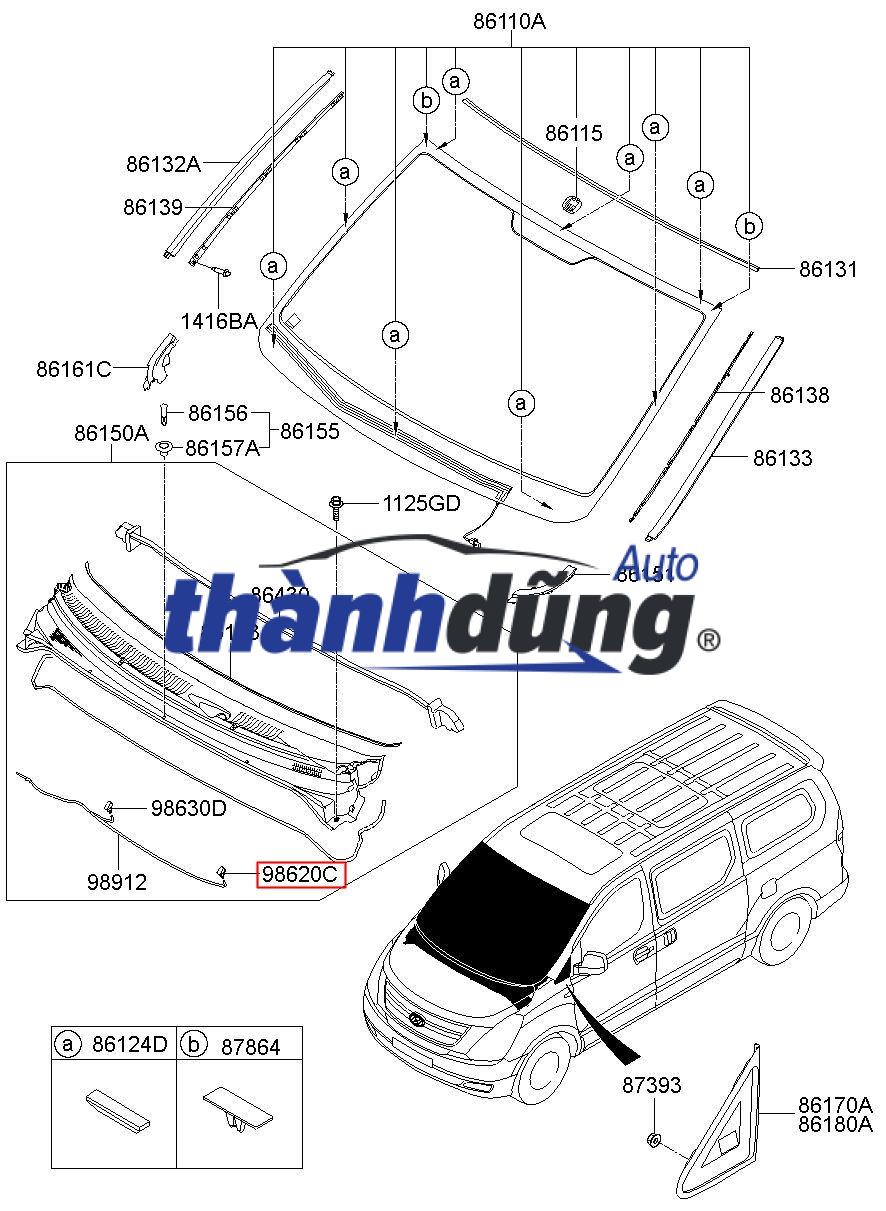 KÍNH CHẮN GIÓ TRƯỚC HYUNDAI I30 2010 - Ảnh 3