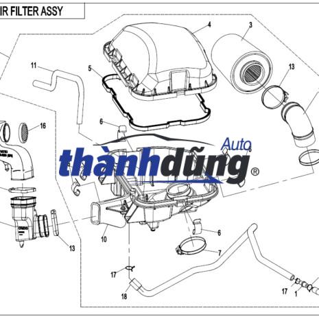 LỌC GIÓ MÁY LẠNH KIA OPTIMA/K5 2020-2025 | 97133L1100 - Ảnh 5