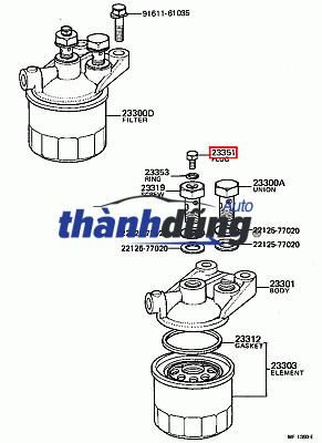 LỌC NHIÊN LIỆU XE FORD EVEREST 2020 | JB3Z9365A - Ảnh 4