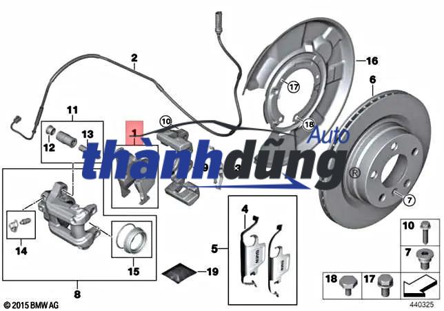 BỐ THẮNG SAU FORD TRANSIT 2007 - Ảnh 4