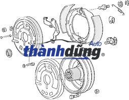 MÂM PHANH TAY HYUNDAI MIGHTY | 598105H001 - Ảnh 5