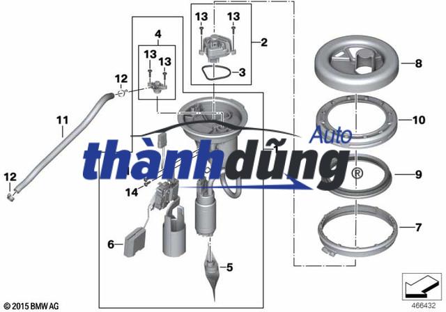 PHAO BÁO XĂNG TOYOTA CORONA 1991-1998 | 8332080195 - Ảnh 4