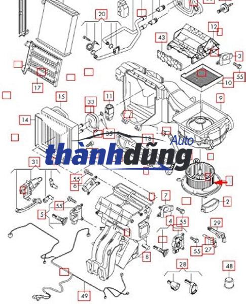 QUẠT GIÓ ĐIỀU HÒA TOYOTA VIOS 2008-2013 | 1163601080 - Ảnh 5