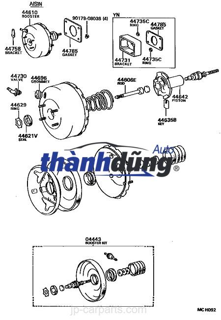 TỔNG PHANH ISUZU NQR75 4HK1 2017 | 8982010964 - Ảnh 4