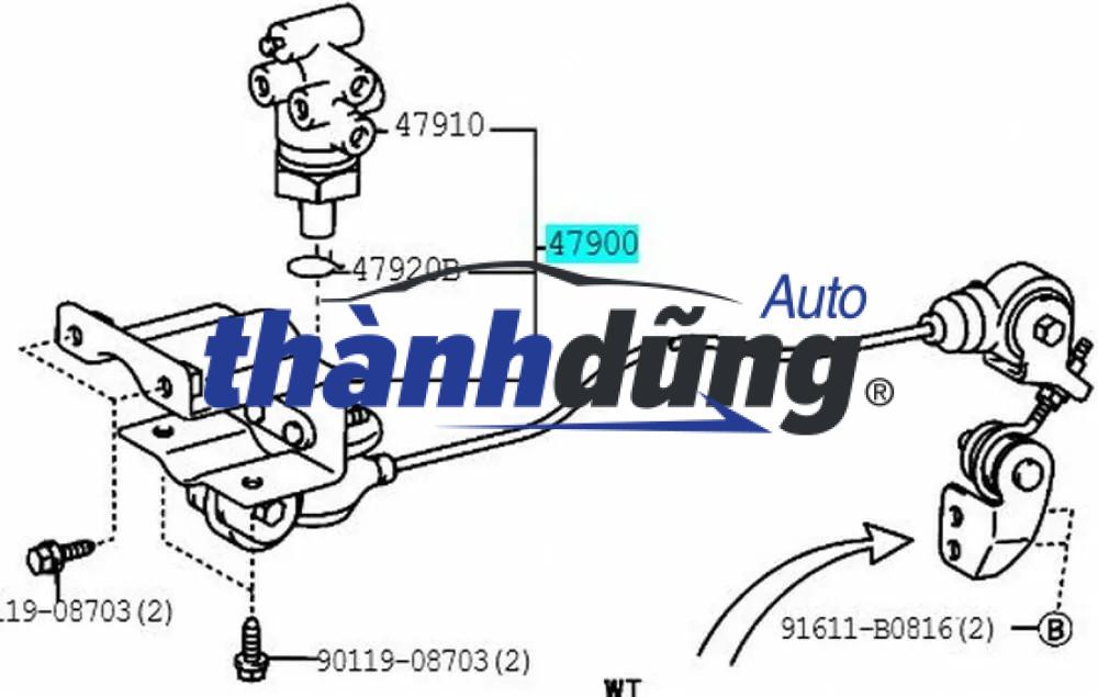 CHIA NHỚT THẮNG HYUNDAI STAREX 2002 | 594104A030 - Ảnh 4