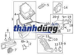 HỘP LỌC GIÓ (BẦU E) TOYOTA HIACE | 17700-30180 - Ảnh 4
