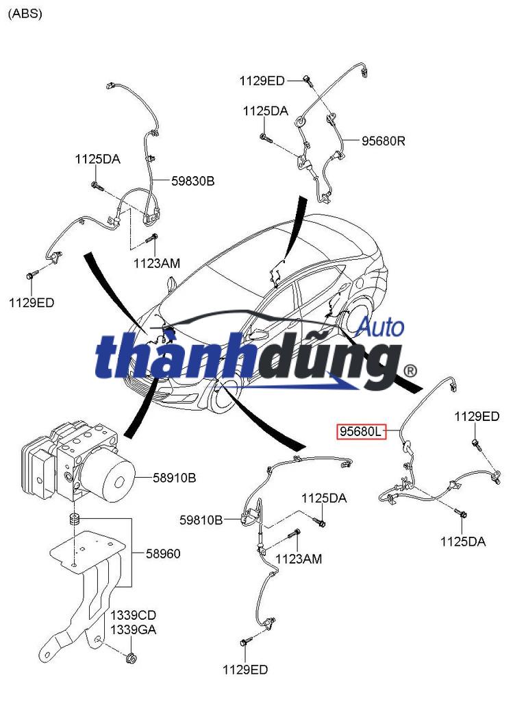CẢM BIẾN ABS SAU TRÁI FORD EVEREST 2009 | UM53-43-71YA - Ảnh 5