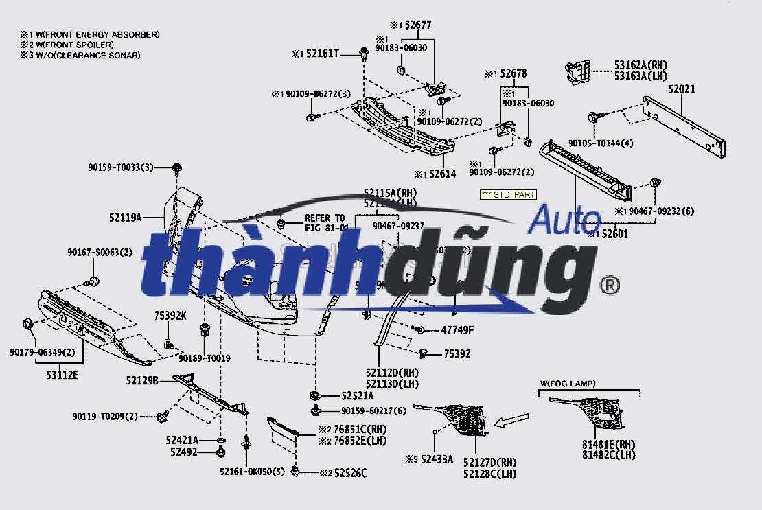 CẢN TRƯỚC FORD EVEREST | UDY25003X - Ảnh 3