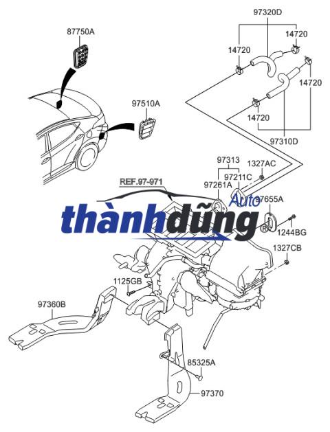 CỔ ĐỔ NƯỚC NISSAN QASHQAI | 92408-CJ000 - Ảnh 3