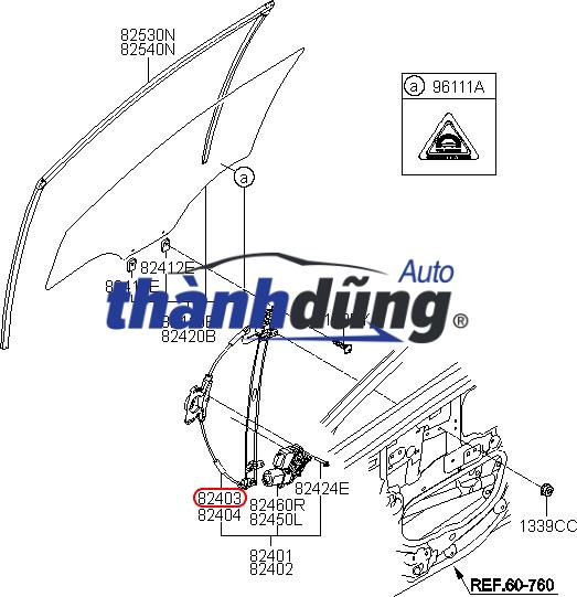 COMPA NÂNG KÍNH TRƯỚC ISUZU DMAX 2008 | 8980098112 - Ảnh 4