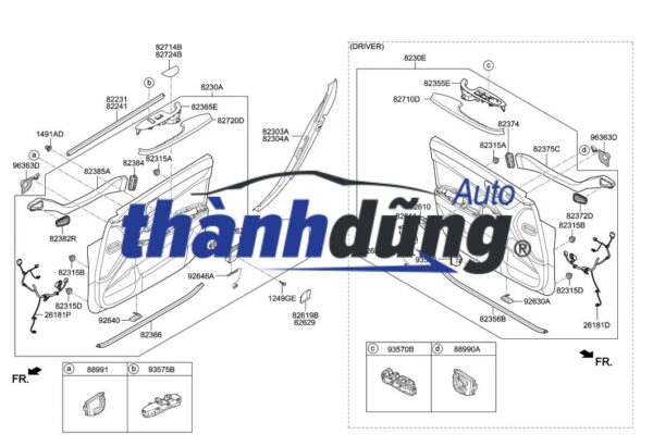 CÔNG TẮC NÂNG KÍNH TỔNG NISSAN NAVARA 2016 | 254014JG0B - Ảnh 5