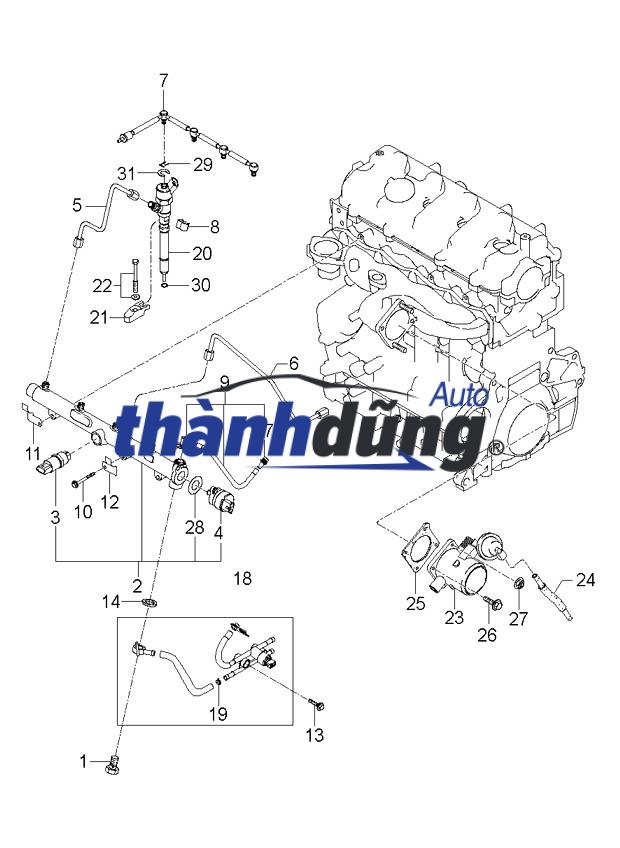 BÉC KIM PHUN DẦU SSANGYONG KORANDO - Ảnh 3