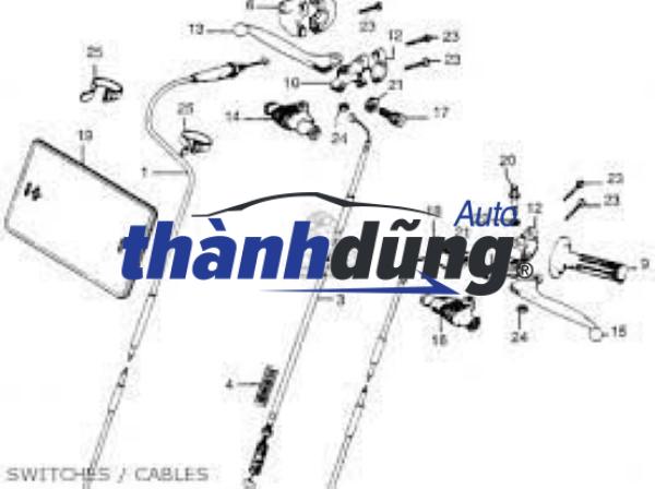 DÂY GA DAEWOO CIELO 2003 | 96130368 - Ảnh 5