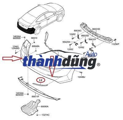 ĐÈN BA ĐỜ SỐC SAU HYUNDAI CRETA 2022 | 92406I7000 - Ảnh 4