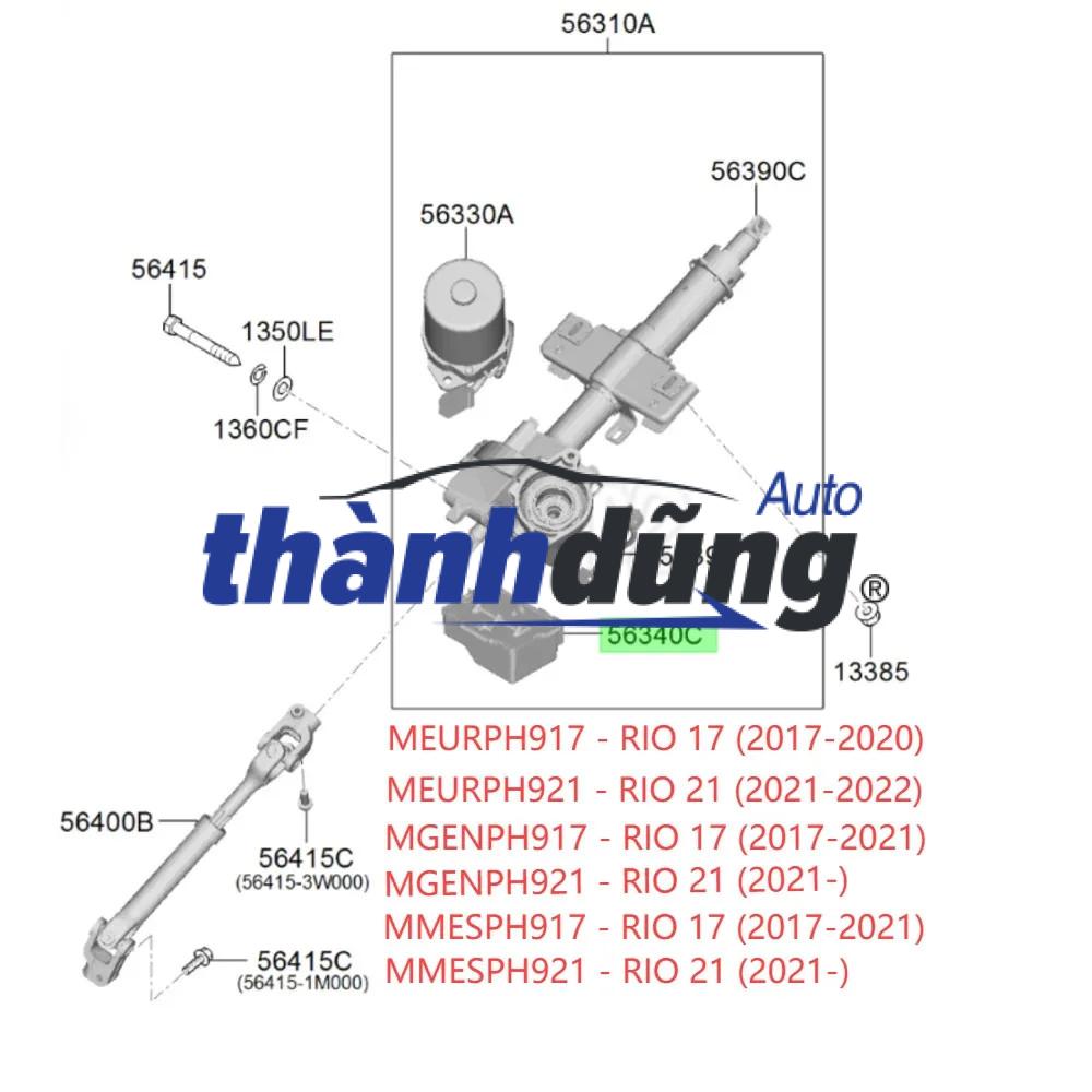 HỘP ĐIỀU KHIỂN CỘT LÁI ĐIỆN XE HYUNDAI I10 2019 | 56340B4700 - Ảnh 4