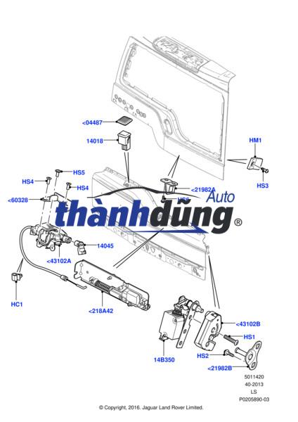 Ổ NGẬM CỐP HẬU FORD LASER 1.6 2003 | Y25D56820AB - Ảnh 4