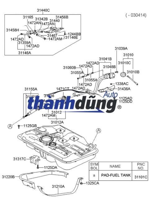 CỔ ĐỔ XĂNG SUZUKI APV 2019 | 8921052S00000 - Ảnh 4