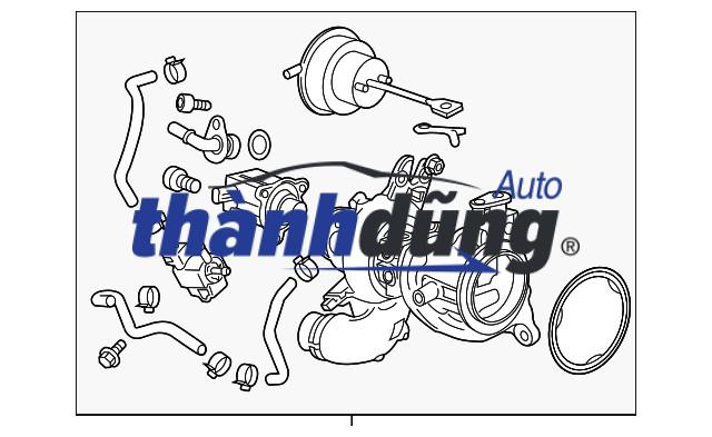 ỐNG GIÓ GIẢI NHIỆT KÉT TURBO FORD EVEREST | EB3G6C646CB - Ảnh 4