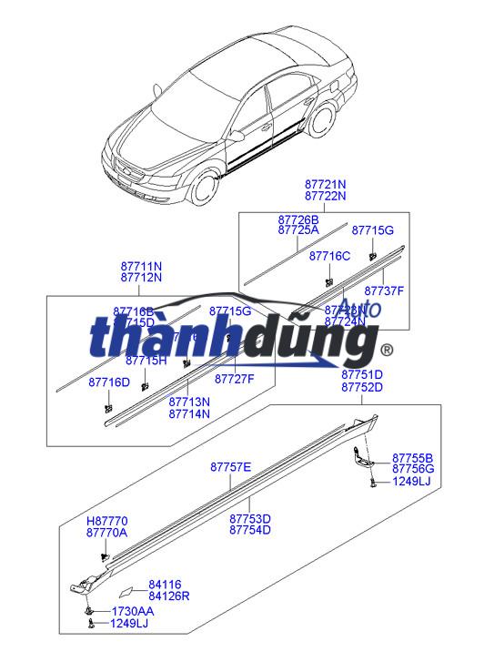 ỐP BA BU LÊ VINFAST VF5 2023 | BEX73020701AA - Ảnh 4