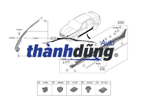 ỐP BA BU LÊ CÁNH CỬA XE HONDA CRV 2015 | 75333T0AA01 - Ảnh 4