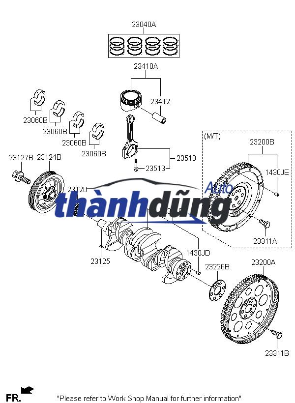 BULY TRỤC CƠ SSANGYONG ACTYON 2006-2013 | 1730300003 - Ảnh 5