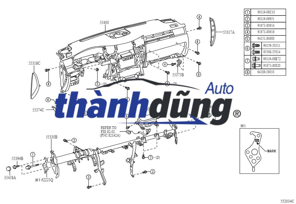 BẢNG TÁP LÔ TRÊN FORD RANGER 2023 | N1WB-E04268 - Ảnh 5