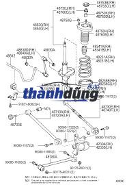 THANH GIẰNG NGANG CẦU SAU HYUNDAI TUCSON 2012 | 551002S100 - Ảnh 4