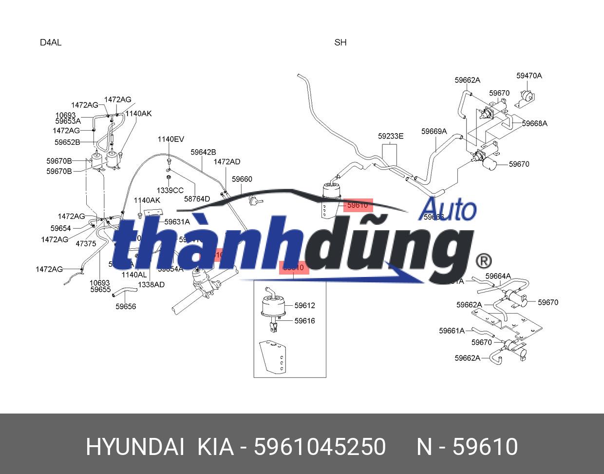 PHANH KHÍ XẢ HYUNDAI HD72 - Ảnh 4
