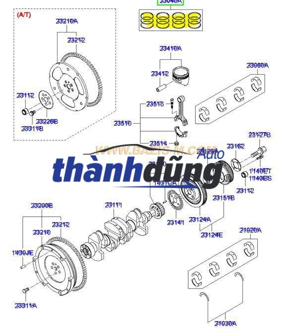 XÉC MĂNG XE FORD EVEREST 2020 | GK2Q-6148-BB - Ảnh 5