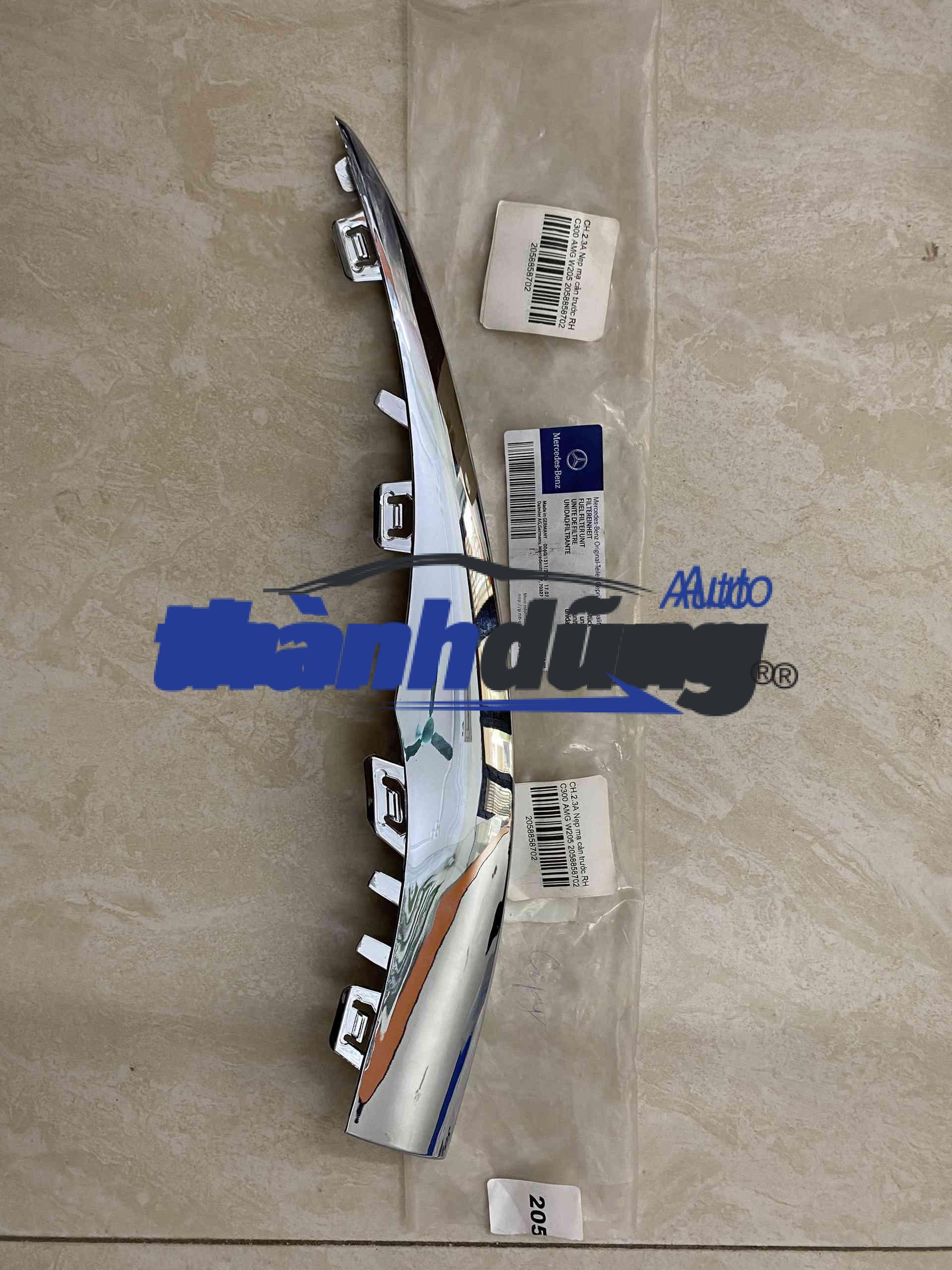 NẸP MẠ CẢN TRƯỚC XE MERCEDES C300