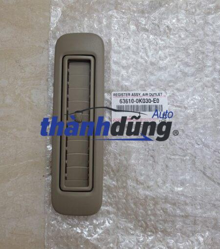 CỬA GIÓ ĐIỀU HÒA SAU TOYOTA FORTUNER 2012