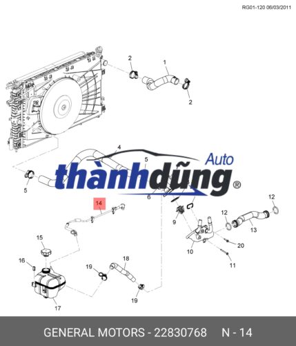 VAN HẰNG NHIỆT DAEWOO LANOS 2001-2005 - Ảnh 4