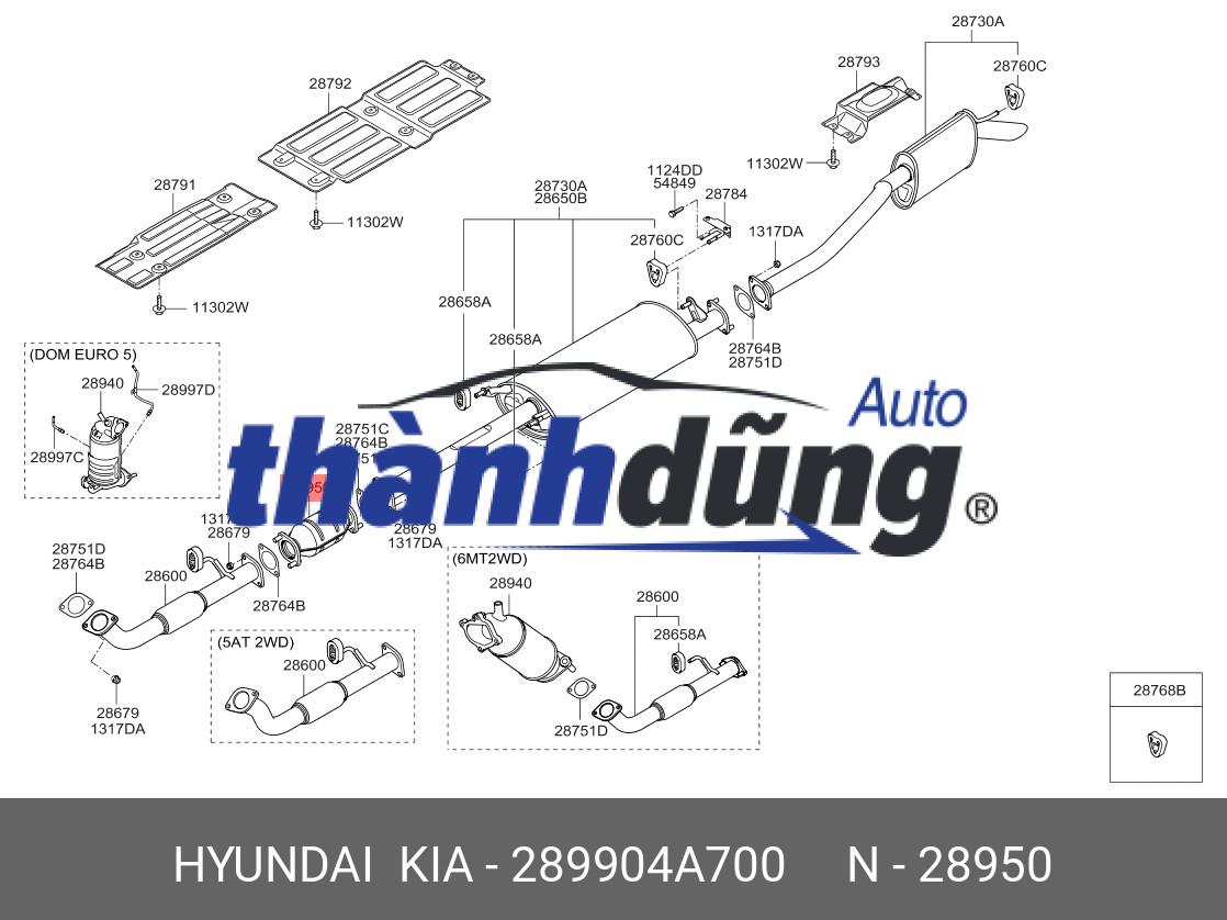 BẦU LỌC KHÍ XẢ XE CHEVROLET CAPTIVA 2006 - Ảnh 3