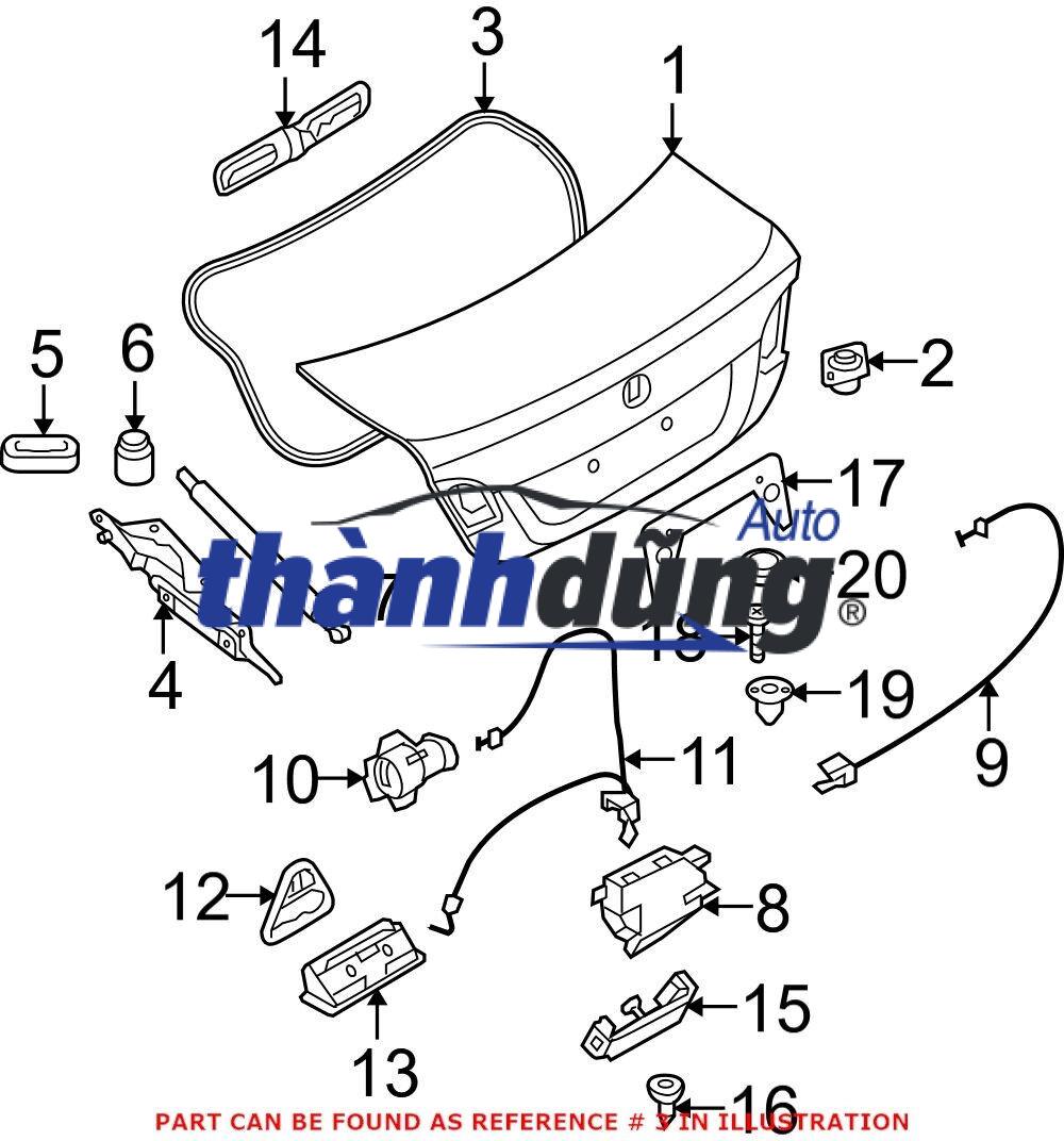 RON CỐP SAU MITSUBISHI PAJERO V33 2005 | MB669334 - Ảnh 4