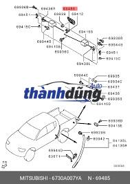 TAY MỞ CỬA THÙNG SAU NISSAN NAVARA 2009 | 90606EB705 - Ảnh 3