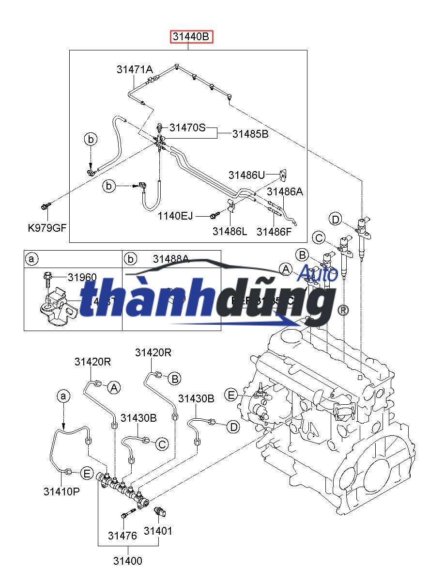 TUY Ô DẦU THẮNG TRƯỚC FORD RANGER 2014 - Ảnh 4
